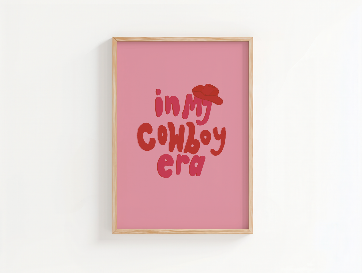 In My Cowboy Era | Cowboy Romance Print
