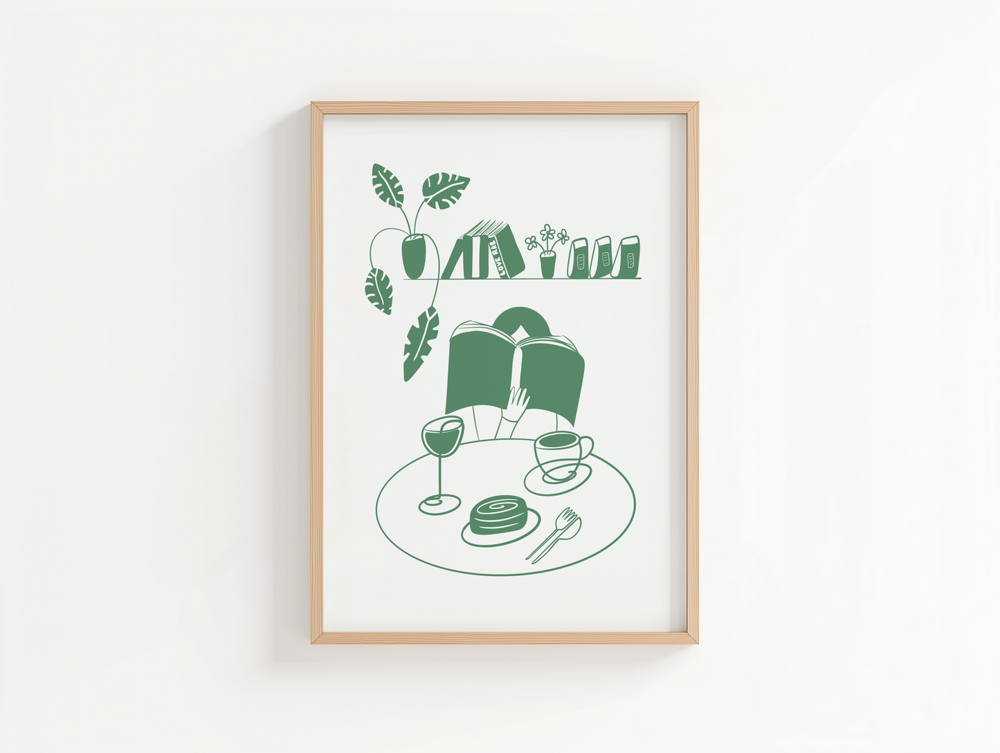 Coffee and Books Print