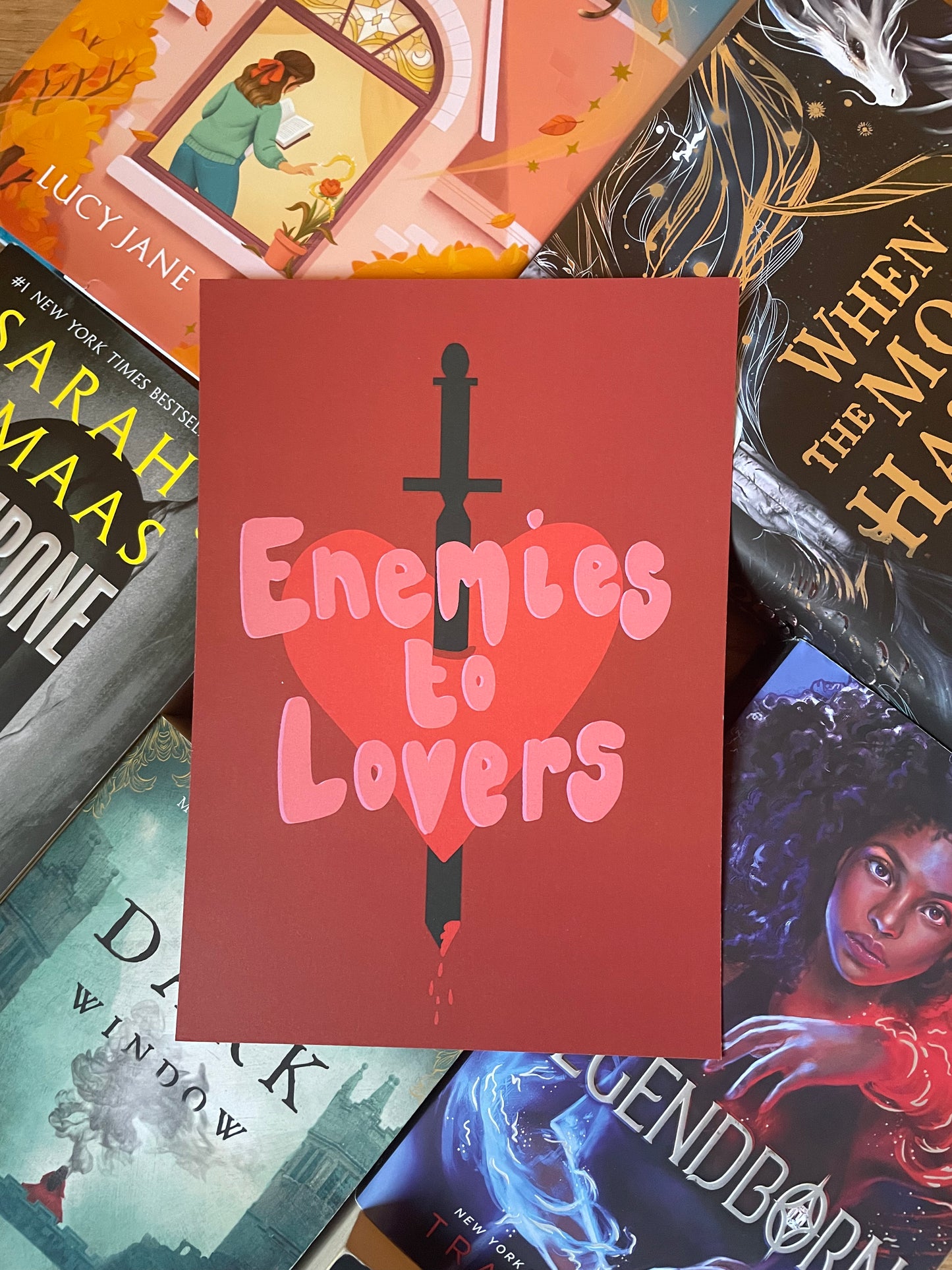 Enemies To Lovers Art | Book Trope Print