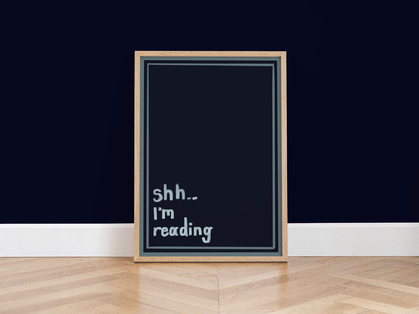 Shh I’m reading print