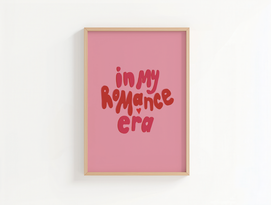 In My Romance Era | Romance Book Print