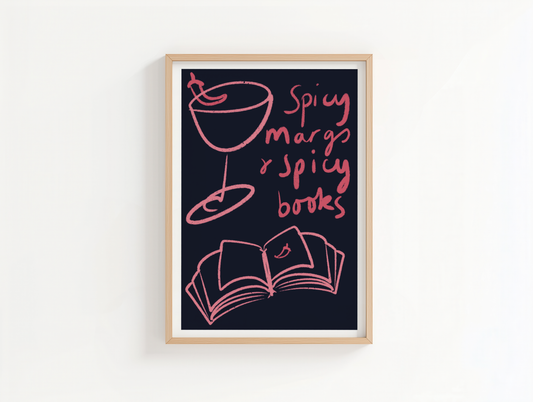 Spicy Margs & Spicy Books Print