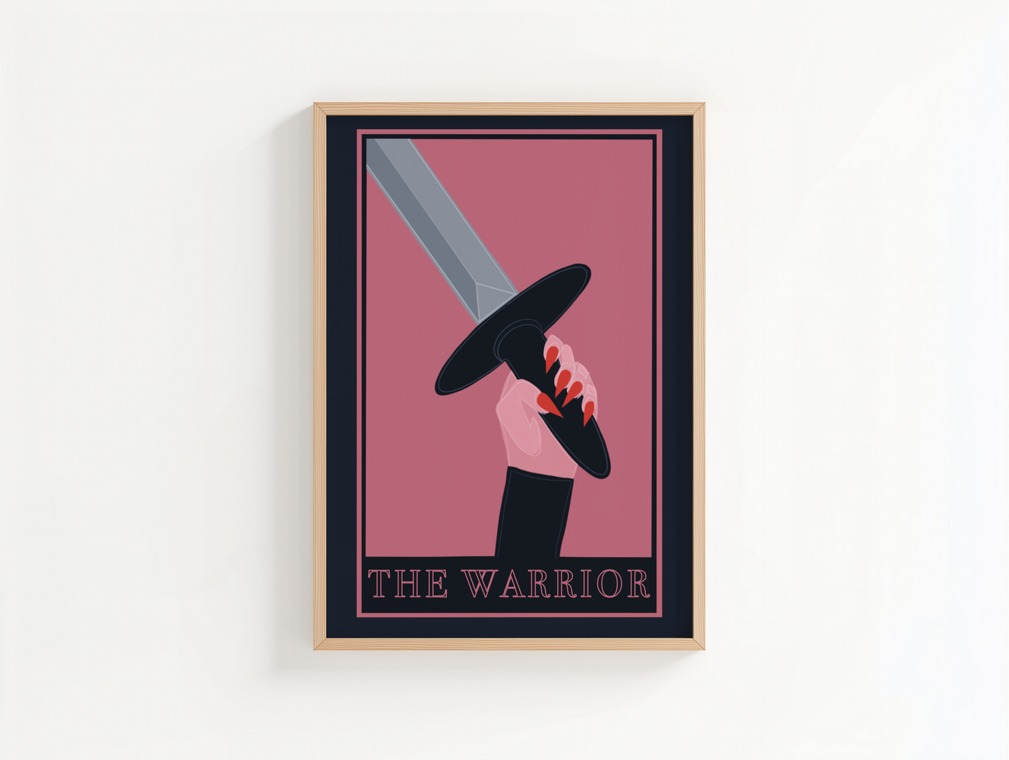 The Warrior - Fourth Wing Inspired Print