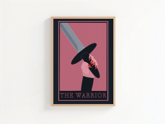 The Warrior - Fourth Wing Inspired Print
