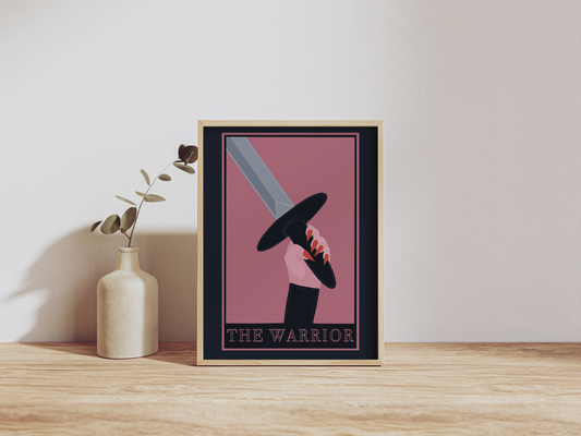 The Warrior - Fourth Wing Inspired Print